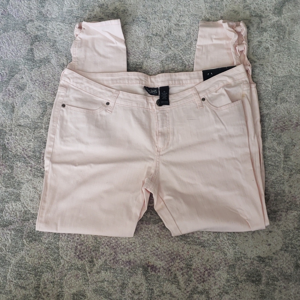 Light Pink Skinny Jeans